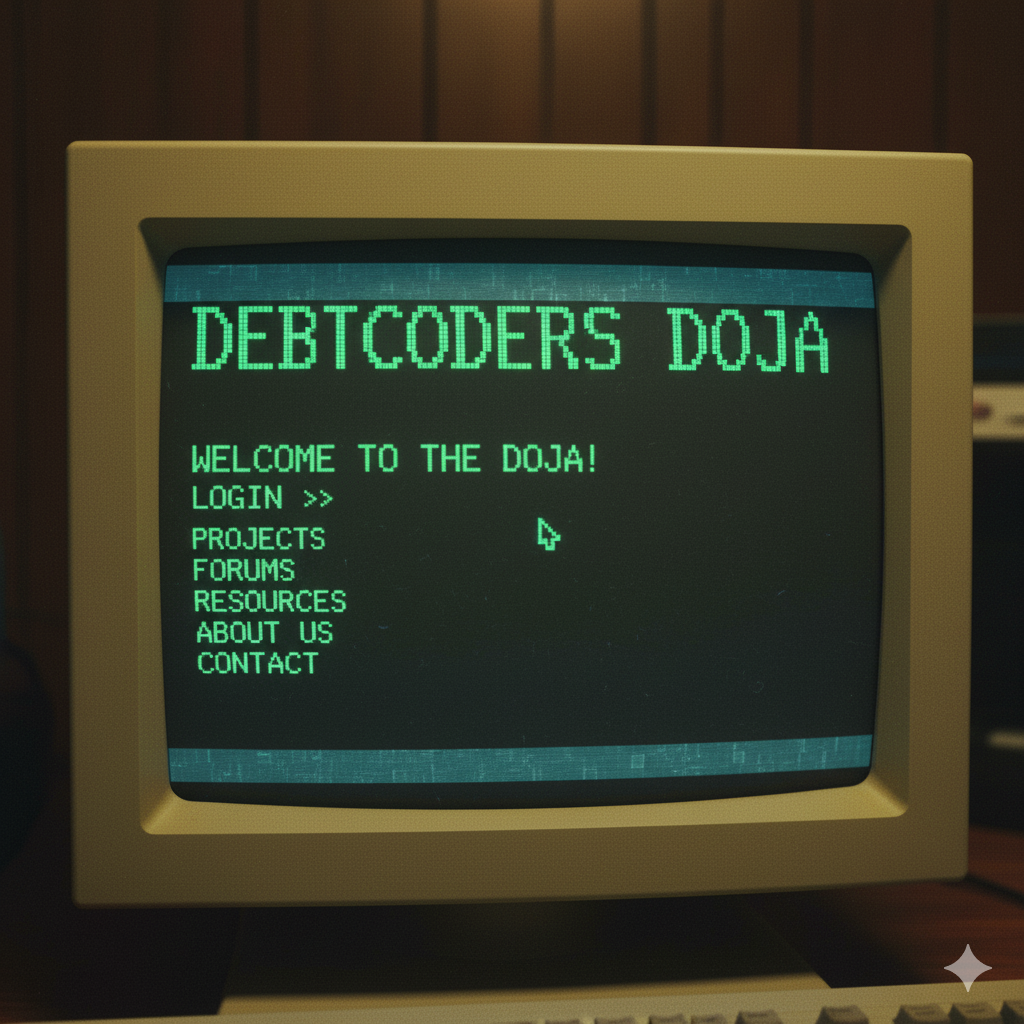 Debt Coders Doja brand illustration